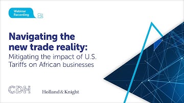 Webinar - Navigating the new trade reality