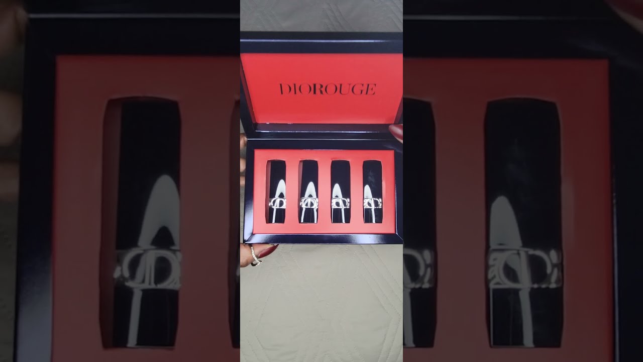Rouge Dior Lipstick Set Unboxing Diorbeauty