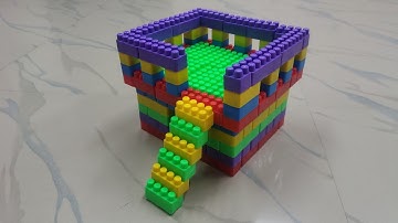 Satisfying Diy House ASMR | lego building blocks | block game #asmr#buildingblocks#asmrsounds