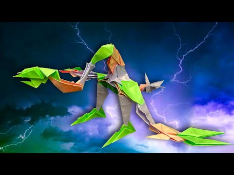 【折り紙ドラゴン】サンダーラ/【origamidragon】Thundera