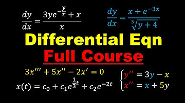 Differential Equations - Full Review Course | Online Crash Course