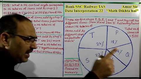Data Interpretation 22 IBPS PO Main 20 11 16 Shortcut Tricks By Amar Sir Bank SSC Railway IAS