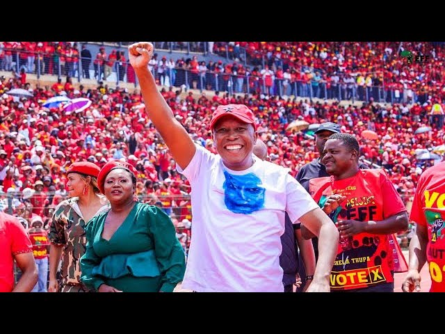 Fearless Julius Malema Speaks Out at EFF Gauteng Rally