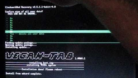 Installing a Rom on the Viewsonic G Tablet (Vegan 5.1)
