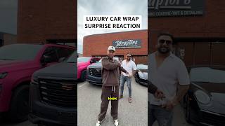 Cadillac Escalade Wrapped In Most Luxury Car Wrap #carwrap #wrap #vinyl #shorts #transformation