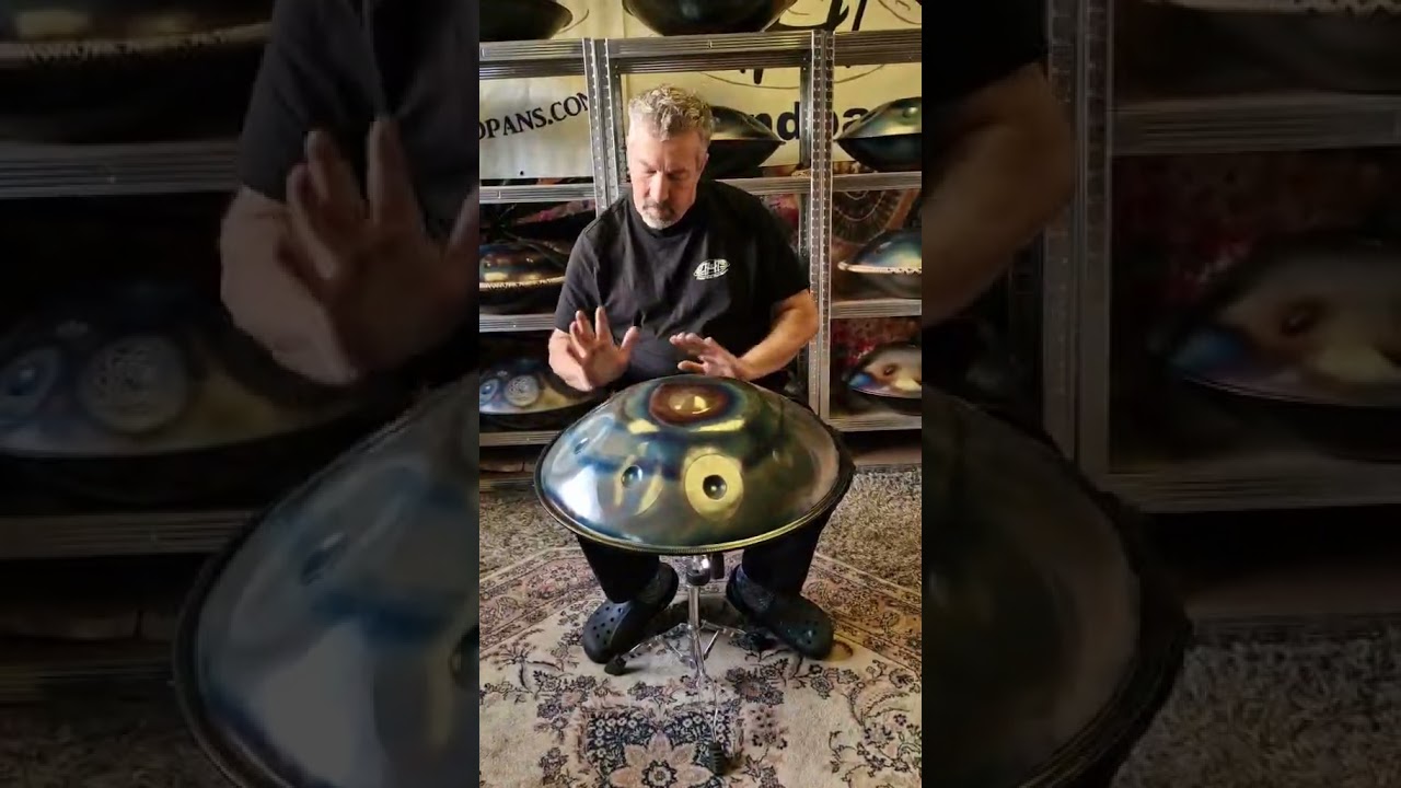 D4 / A3 C D E F G A4 C4 is our variation of a Celtic Minor (or Amara) handpan scale PeterPanHandpans