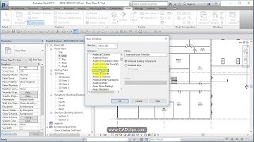 REVIT ARCHITECTURAL PROJECT 35 ROOMS TAGS SCHEDULES
