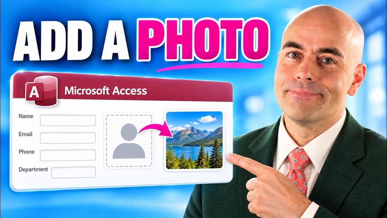 Microsoft Access: Add a Picture to a Form - YouTube