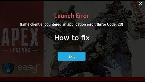 How to fix Apex Legends launch error