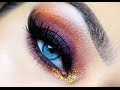 Smoldering Plum w/ Pop of Gold makeup Tutorial