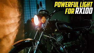 HOW TO INSTALL Powerful Headlight on YAMAHA RX100 (3 Tips) 🔥