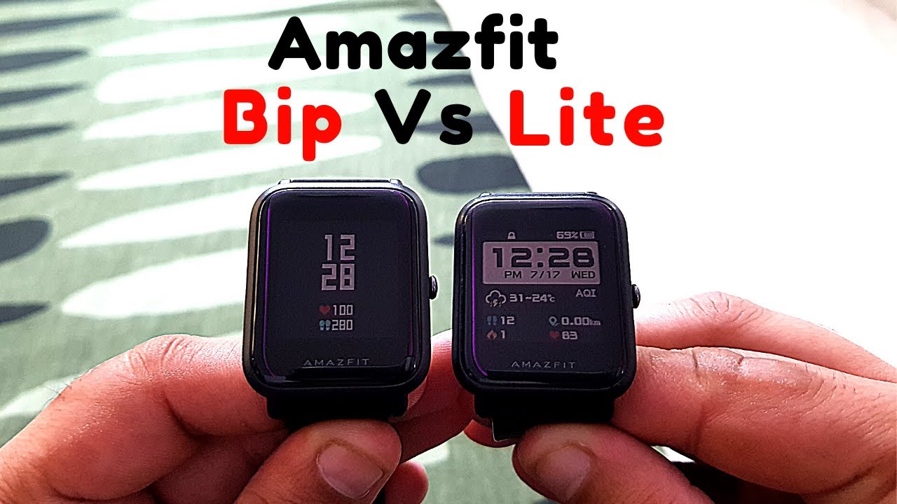 Amazfit Bip vs Lite || Amazfit Bip Lite 