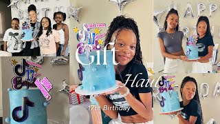 Birthday Gift Haul Turning 17 Surprise Party 17 Gifts For My 17Th Birthday Celebrating