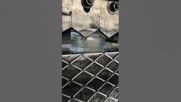 Expanded metal mesh production #expandedmesh #mesh #satisfying #custom #foryou #shorts