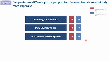 Performance Improvement project’s pricing – how much consulting firm charge for such projects