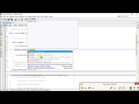 NetBeans Tutorial - 14 - JFrame Fullscreen (Like Computer Game)