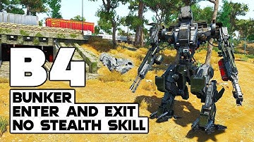 SCUM B4 Bunker Enter & Exit | No Stealth Skill | New Mech Robots | 0.85 Update
