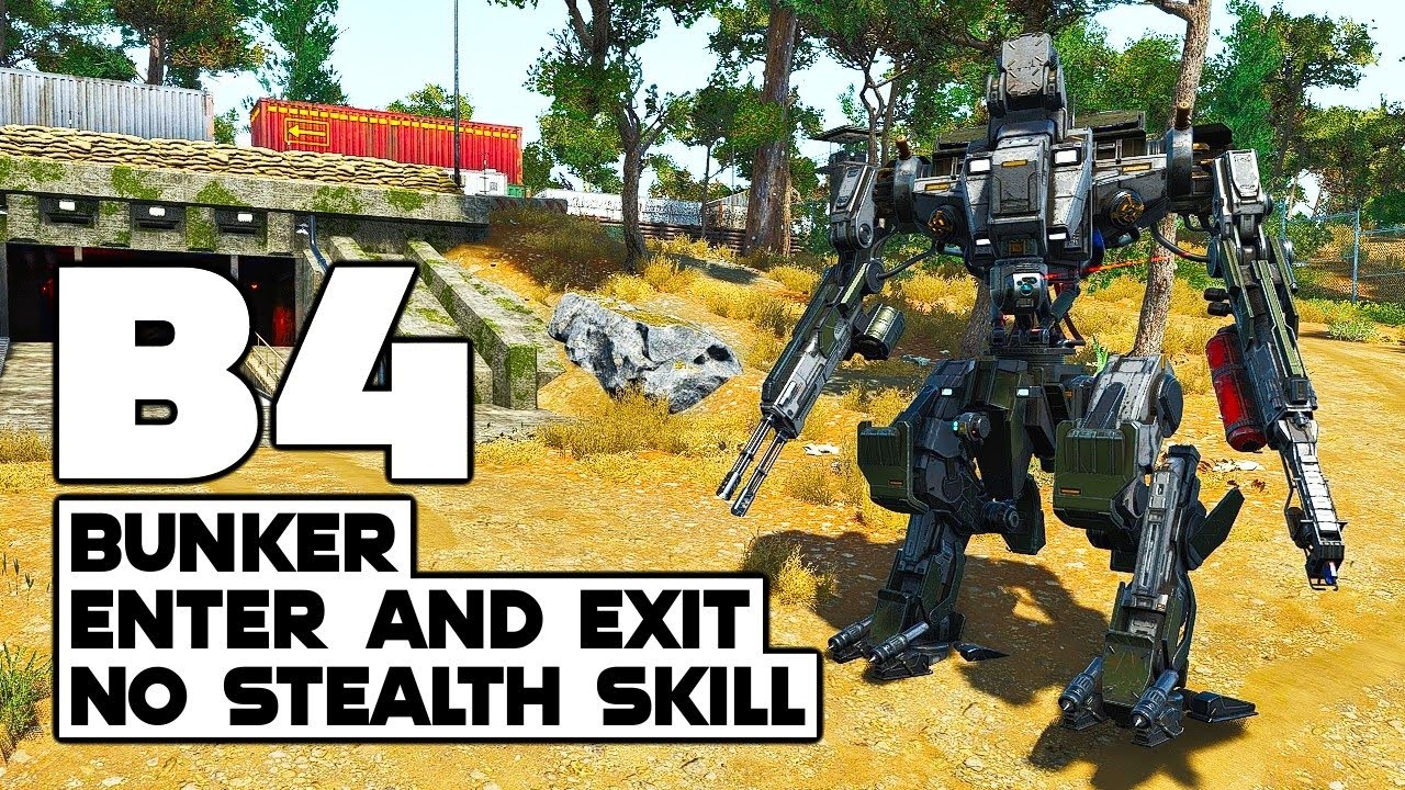 SCUM B4 Bunker Enter & Exit | No Stealth Skill | New Mech Robots | 0.85 ...