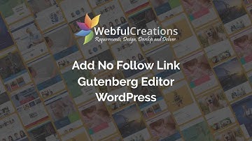 Add Nofollow link in Gutenberg editor WordPress
