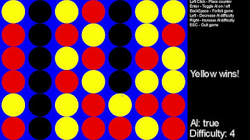 AI Plays Connect 4
