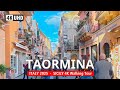 TAORMINA Walking Tour 🇮🇹 🌅 "Stroll Sicilian Gem" ✨ SICILY Walk (4K60)