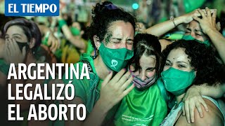 El momento en el que Argentina legalizó el aborto