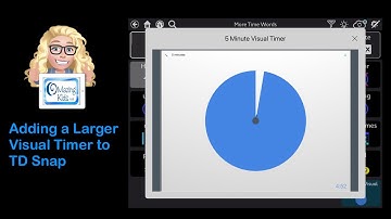 TD Snap by Tobii Dynavox: Adding a Larger Visual Timer via Boardmaker Activities Integration
