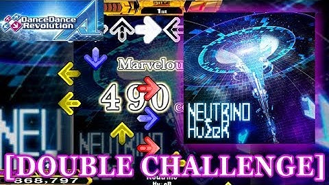 【DDR A】 Neutrino [DOUBLE CHALLENGE] 譜面確認＋クラップ