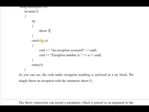 SAITM BCA SEM 4 OBJECT ORIENTED PROGRAMMING USING C++ UNIT 4 LECTURE 13 ...
