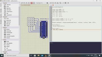 SimulIDE_SIMULASI ARDUINO WITH KEYPAD