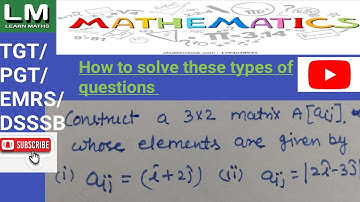 #construct a 3×2 matrix A[aij] #aij =i+2j