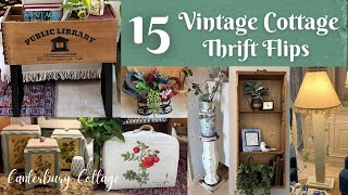 15 diy vintage cottage home decor thrift flips on a budget