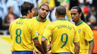 ロナウジーニョ・ロナウド・カカ・アドリアーノが世界にレベルの違いを見せつけた試合!2006 W杯