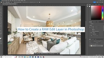 How to Create a RAW Edit Layer in Photoshop - Real Estate Photo Editing