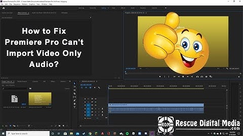 How to Fix Premiere Pro Can