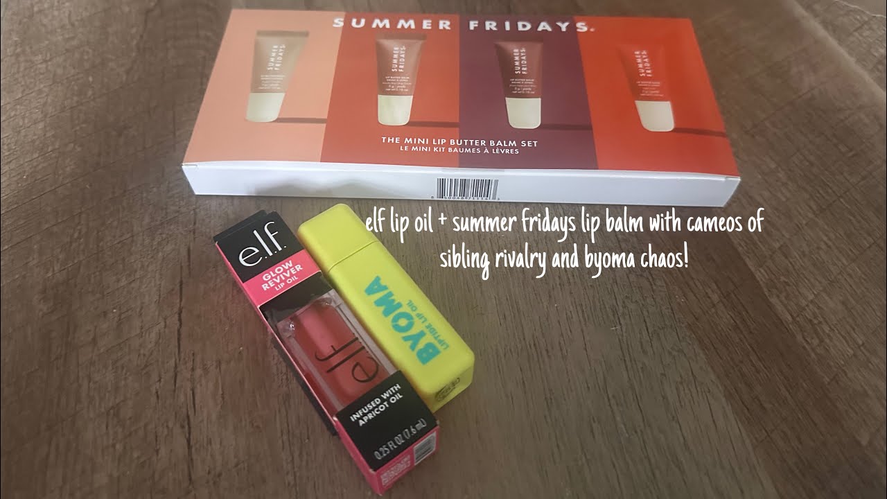 New lip products + one sibling betrayal 😭💄