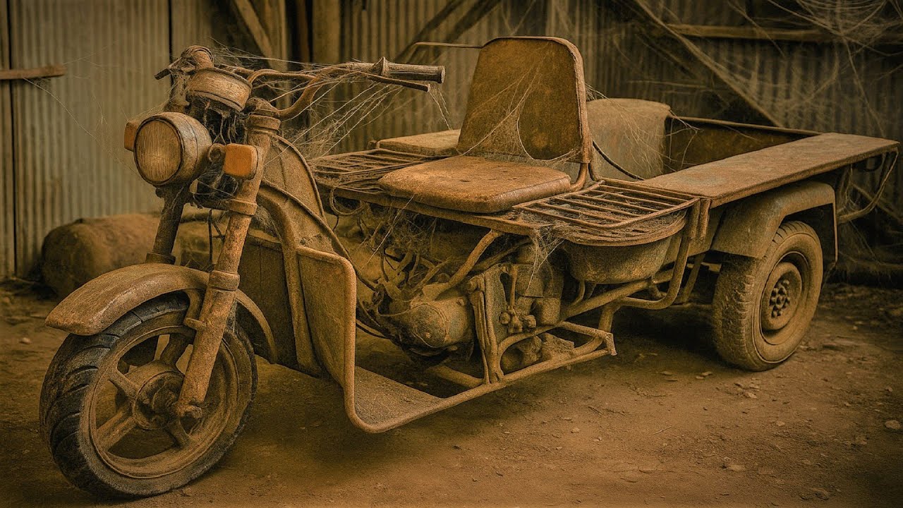 Genius Boy Restores 50 Year Old Rusty Tricycle  Even Owner Doesn't Recognize It 💡