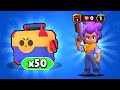 Shoppo 50 MEGA BOX in un Account APPENA CREATO! *15 NUOVI BRAWLER* Box Opening Brawl Stars ITA!