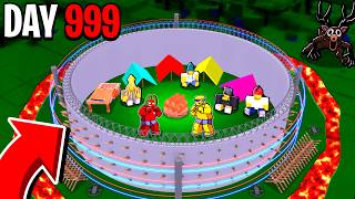 Building CUSTOM BASE in 99 Nights in the Forest🔦