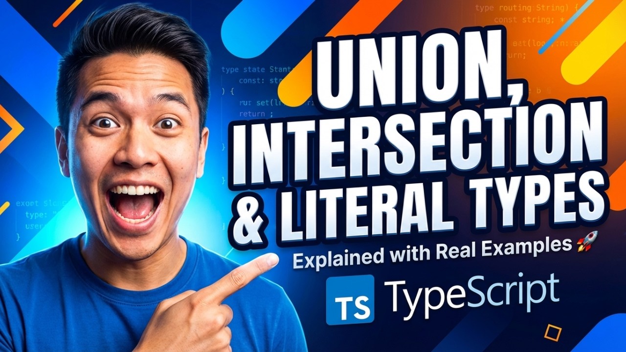 type-safe javascript (typescript) - youtube Images... Union, Intersection & Literal Types in TypeScript 🚀 | Explained with ...