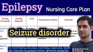 Nursing care plan on Epilepsy//Nursing care plan on Seizures //Epilepsy Nursing care plan screenshot 5