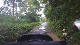Uji nyali nembus kampung terpencil Cibitung🏴‍☠️10km msk hutan pedalaman Subang🚩Supra bapa
