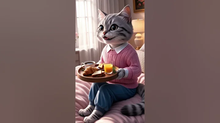 Watch the video about So hard to get up😹 #cat #cute #kitten #funny #catlover #kitty #cartoon #animation #cutecat #aiart