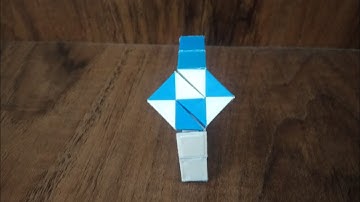 How to make Watch⌚ with Snake Cube:- 24 PIECES. BY:- AKSH PATEL