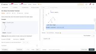 Binary Tree Inorder Traversal (LeetCode #94)