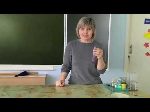 Химические свойства оснований. Опыты.