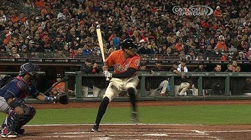 CLE@SF: Pence drives in Pagan with a single to right
