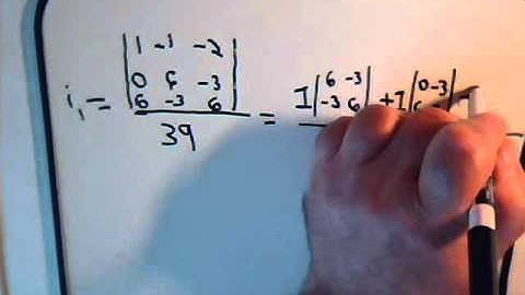 Electrical Circuits Video #11: Mesh Current Analysis - Introduction & Example #1 Part B