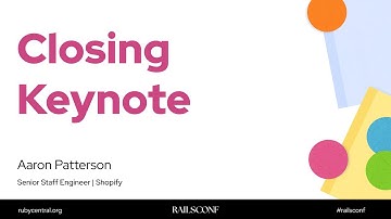 RailsConf 2025 Closing Keynote by Aaron Patterson