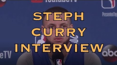 Entire STEPH CURRY interview from practice at Oracle Arena, day before 2018 NBA Finals G2